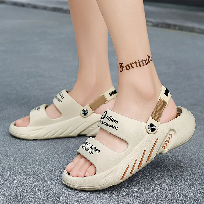 NANJIREN EVA Slip Resistant Abrasion Resistant Cushioning Slide Slippers Unisex-24