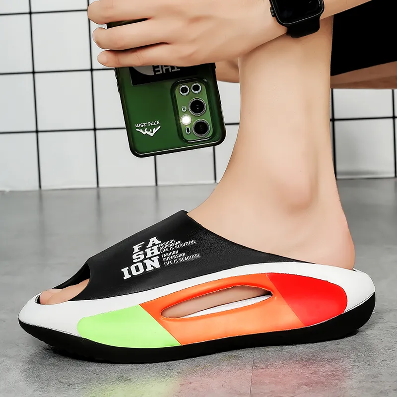 NANJIREN EVA Slip Resistant Abrasion Resistant Cushioning Slide Slippers Unisex-9