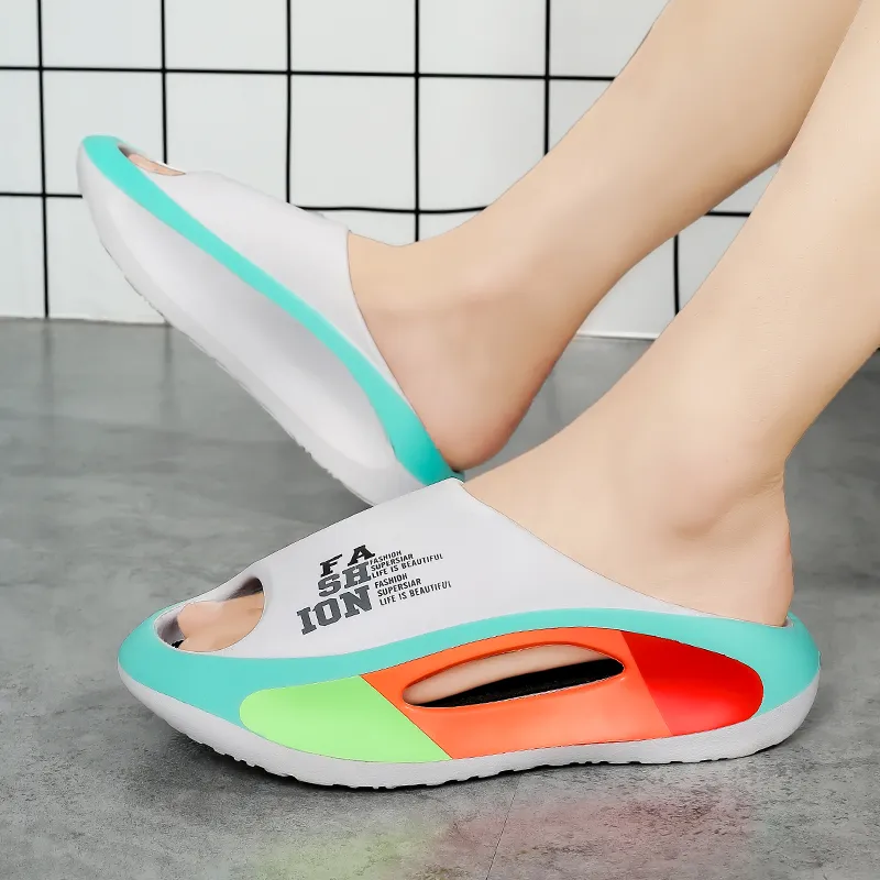 NANJIREN EVA Slip Resistant Abrasion Resistant Cushioning Slide Slippers Unisex-4