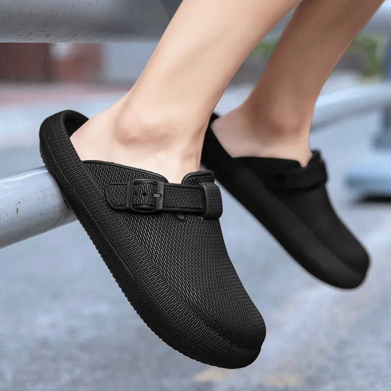 NANJIREN EVA Quiet Odor Resistant Abrasion Resistant Slip Resistant Quick Dry Massage Closed Toe Slippers Unisex-16