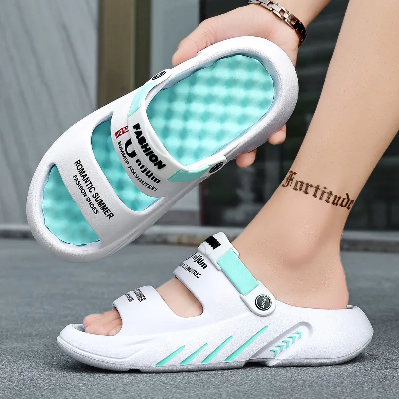 NANJIREN EVA Slip Resistant Abrasion Resistant Cushioning Slide Slippers Unisex-13