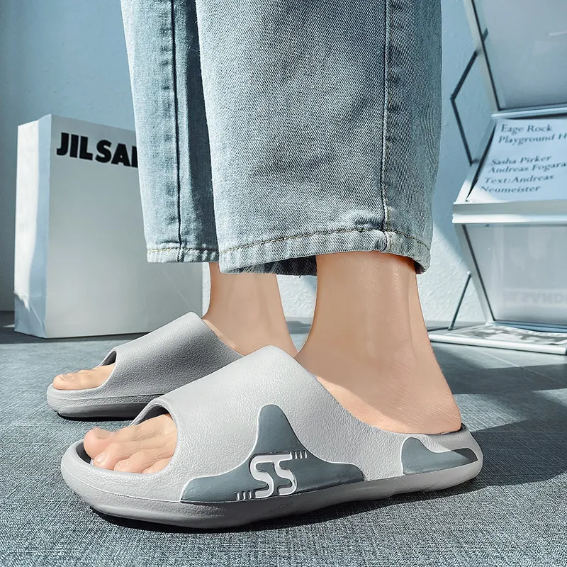 NANJIREN EVA Slip Resistant Abrasion Resistant Cushioning Slide Slippers Men's-12