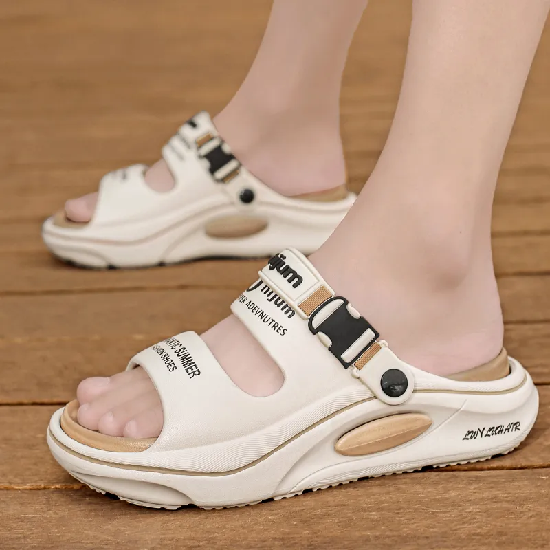 NANJIREN EVA Slip Resistant Abrasion Resistant Cushioning Slide Slippers Unisex-13