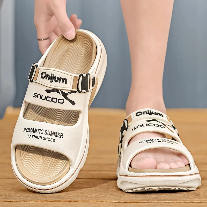 NANJIREN EVA Graffiti Slip Resistant Abrasion Resistant Cushioning Slide Slippers Unisex-18