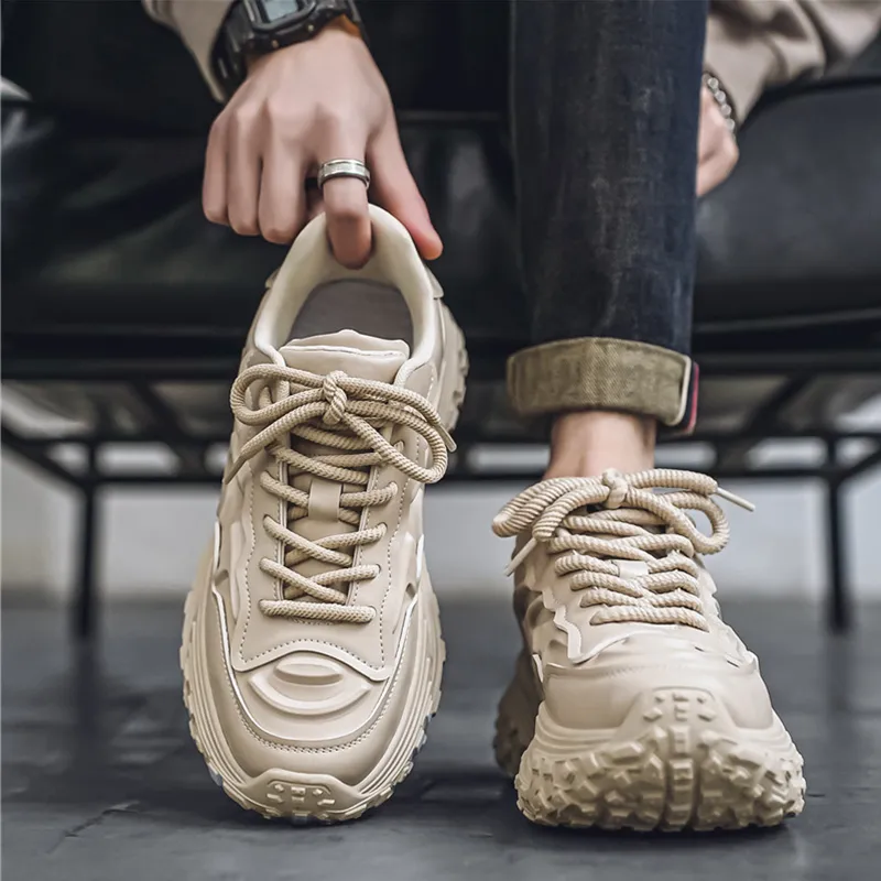 NANJIREN Low Top Chunky Sneakers Men's-8