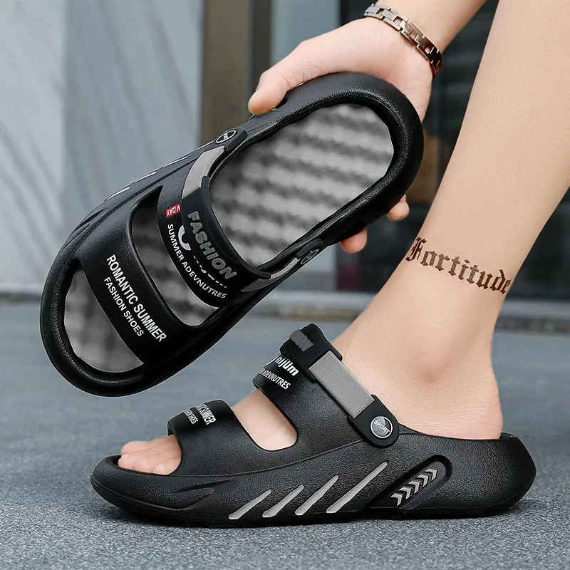 NANJIREN EVA Slip Resistant Abrasion Resistant Cushioning Slide Slippers Unisex-16