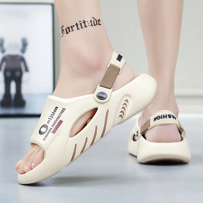 NANJIREN EVA Slip Resistant Abrasion Resistant Cushioning Slide Slippers Unisex-15