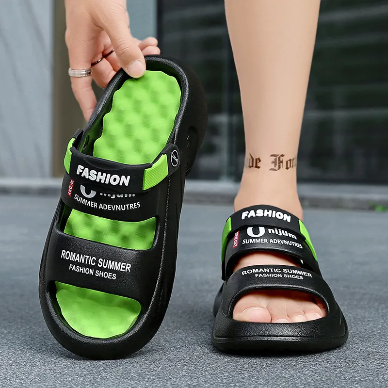NANJIREN EVA Slip Resistant Abrasion Resistant Cushioning Slide Slippers Unisex-8