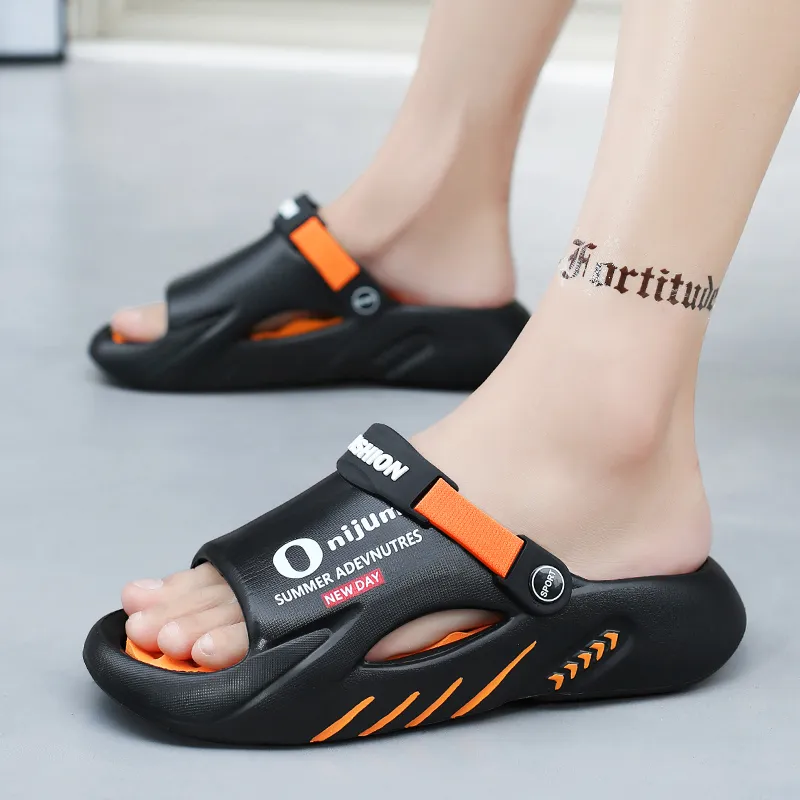 NANJIREN EVA Slip Resistant Abrasion Resistant Cushioning Slide Slippers Unisex-9