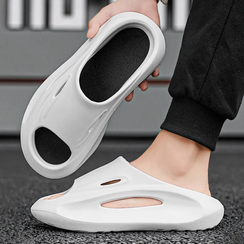 NANJIREN Slip Resistant Abrasion Resistant Slide Slippers Men's-14