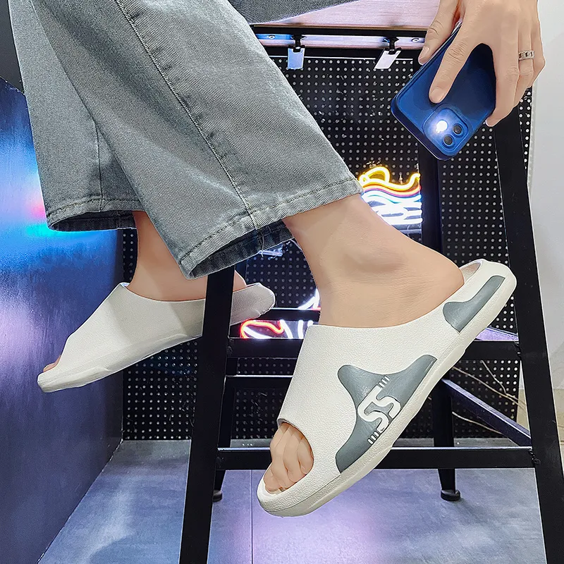 NANJIREN EVA Slip Resistant Abrasion Resistant Cushioning Slide Slippers Men's-8