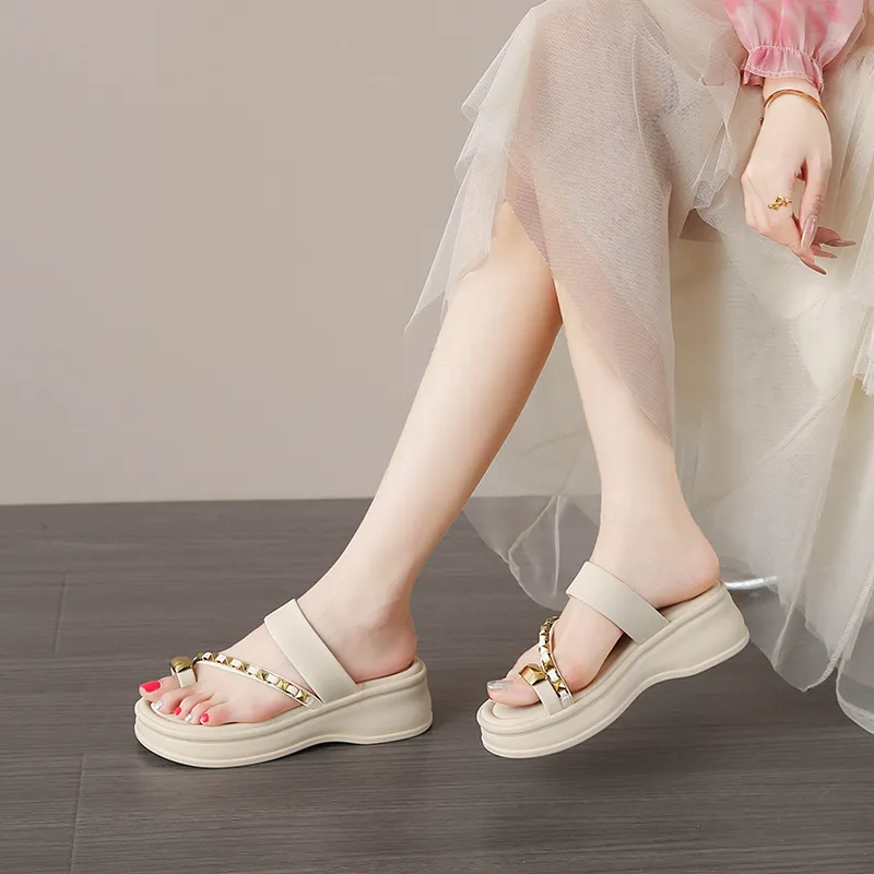 NANJIREN Abrasion Resistant Slip Resistant Slide Slippers Women's-4