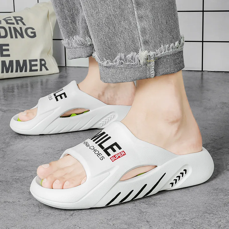 NANJIREN EVA Totem Slip Resistant Abrasion Resistant Cushioning Slide Slippers Men's-2