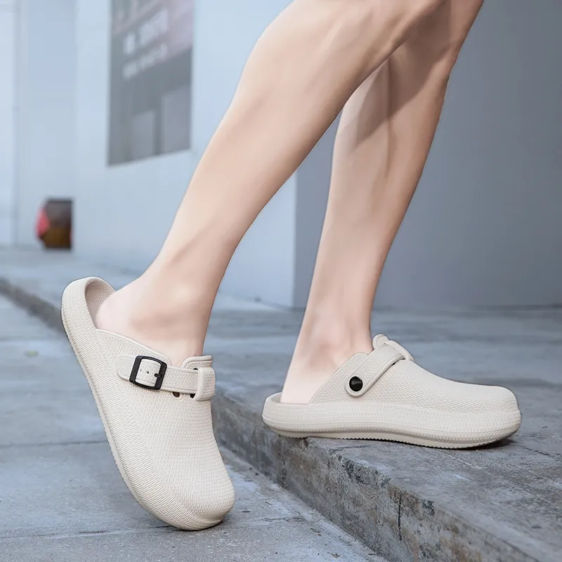 NANJIREN EVA Quiet Odor Resistant Abrasion Resistant Slip Resistant Quick Dry Massage Closed Toe Slippers Unisex-2