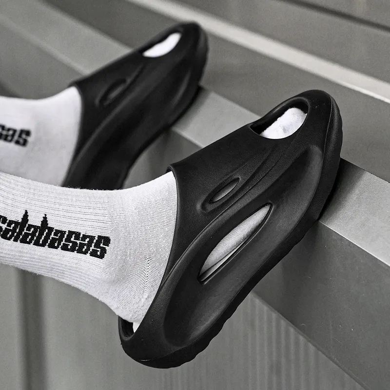 NANJIREN Slip Resistant Abrasion Resistant Slide Slippers Men's-20