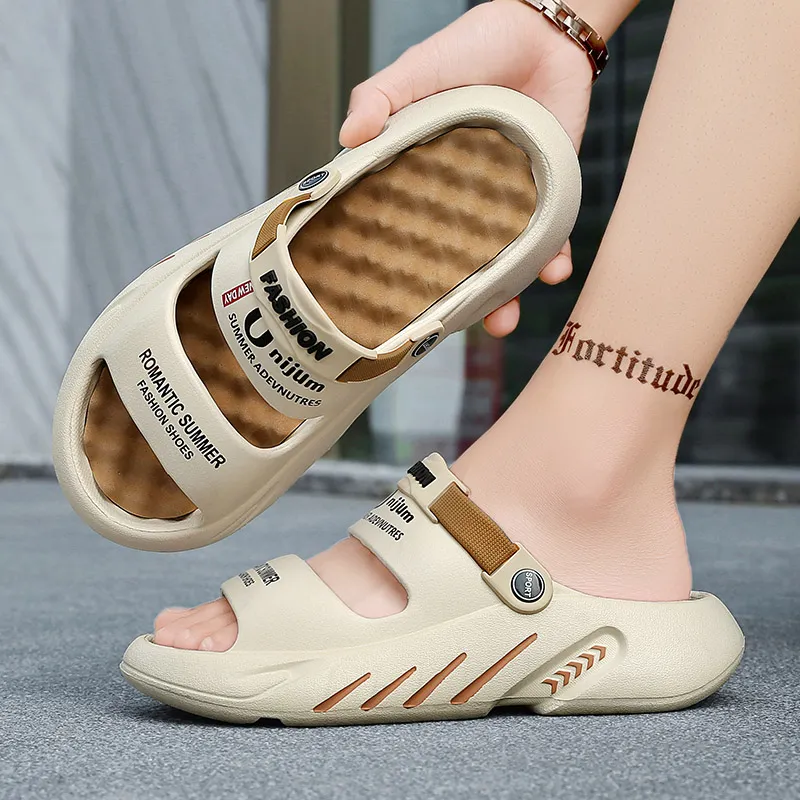 NANJIREN EVA Slip Resistant Abrasion Resistant Cushioning Slide Slippers Unisex-22