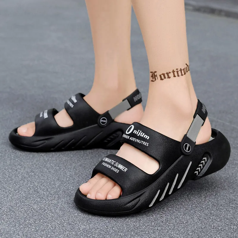 NANJIREN EVA Slip Resistant Abrasion Resistant Cushioning Slide Slippers Unisex-18