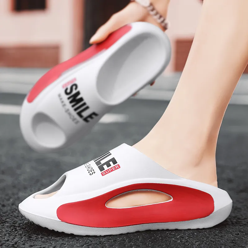 NANJIREN EVA Graffiti Slip Resistant Abrasion Resistant Cushioning Slide Slippers Unisex-6