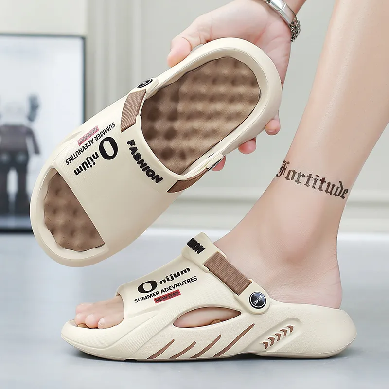 NANJIREN EVA Slip Resistant Abrasion Resistant Cushioning Slide Slippers Unisex-13