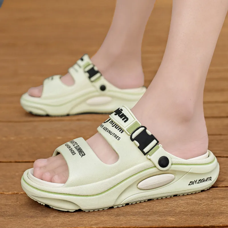 NANJIREN EVA Slip Resistant Abrasion Resistant Cushioning Slide Slippers Unisex-9