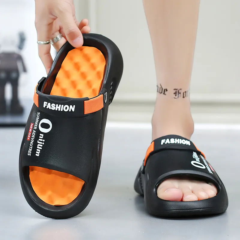 NANJIREN EVA Slip Resistant Abrasion Resistant Cushioning Slide Slippers Unisex-11