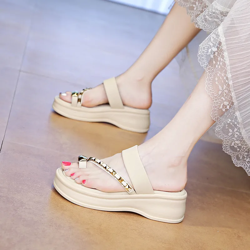 NANJIREN Abrasion Resistant Slip Resistant Slide Slippers Women's-2