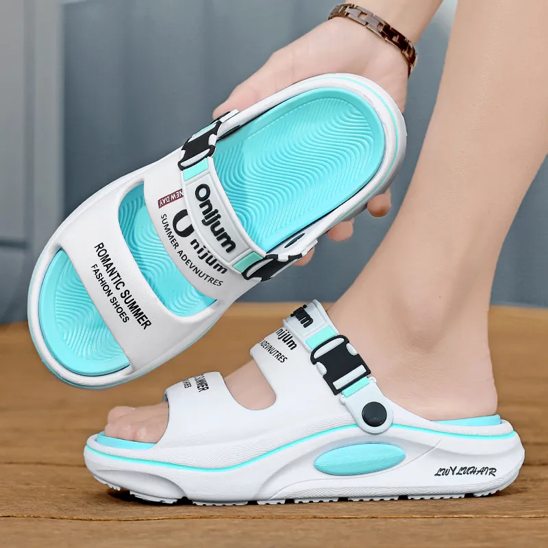NANJIREN EVA Slip Resistant Abrasion Resistant Cushioning Slide Slippers Unisex-6