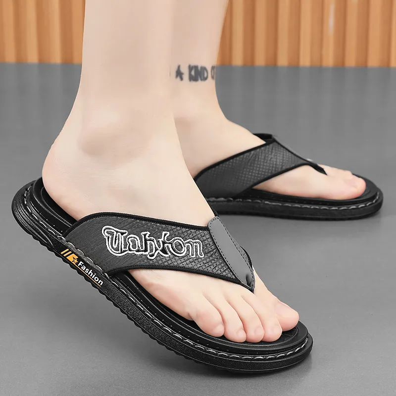 NANJIREN EVA Stitching Abrasion Resistant Slip Resistant Flip Flops Men's-9