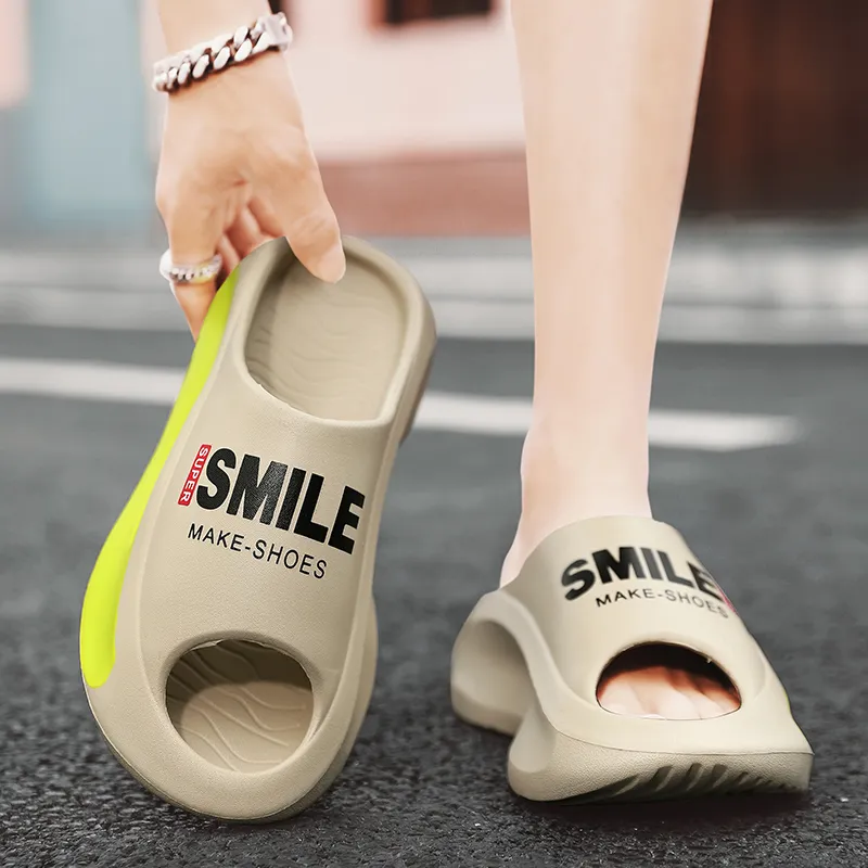 NANJIREN EVA Graffiti Slip Resistant Abrasion Resistant Cushioning Slide Slippers Unisex-10