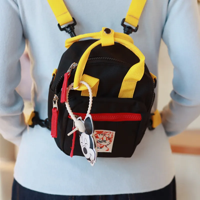 SEM/R Disney Collaboration Fabric Backpack Unisex Multicolor-8