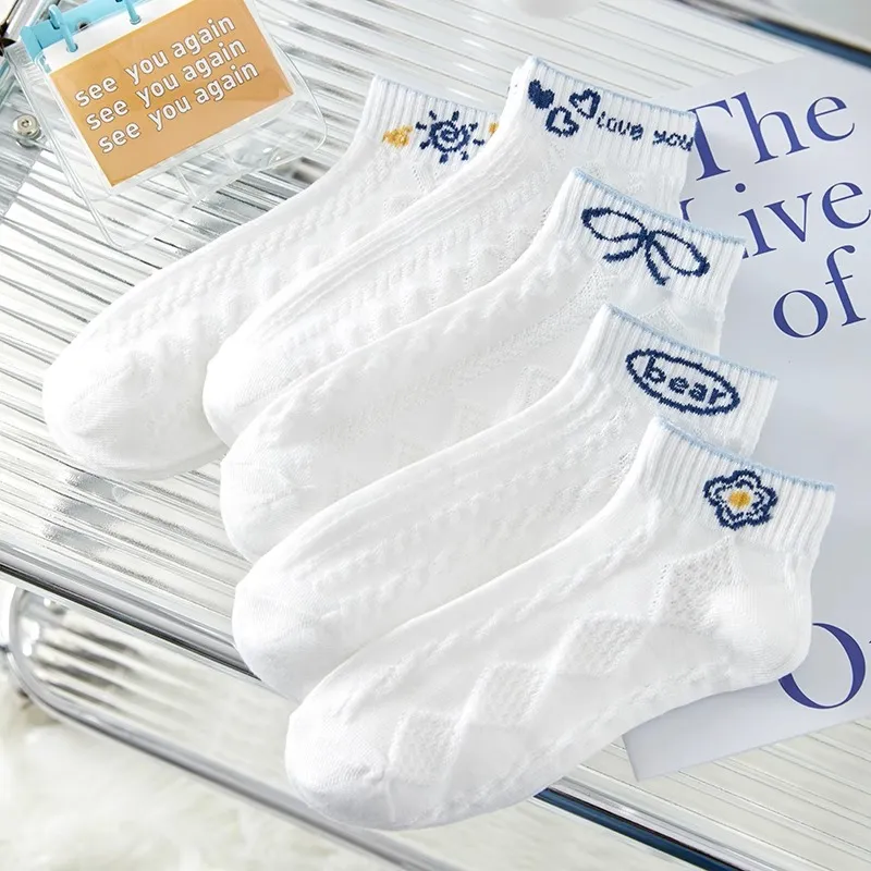 DAMOS·LOVE Ankle Socks Women's 5 Pack-2