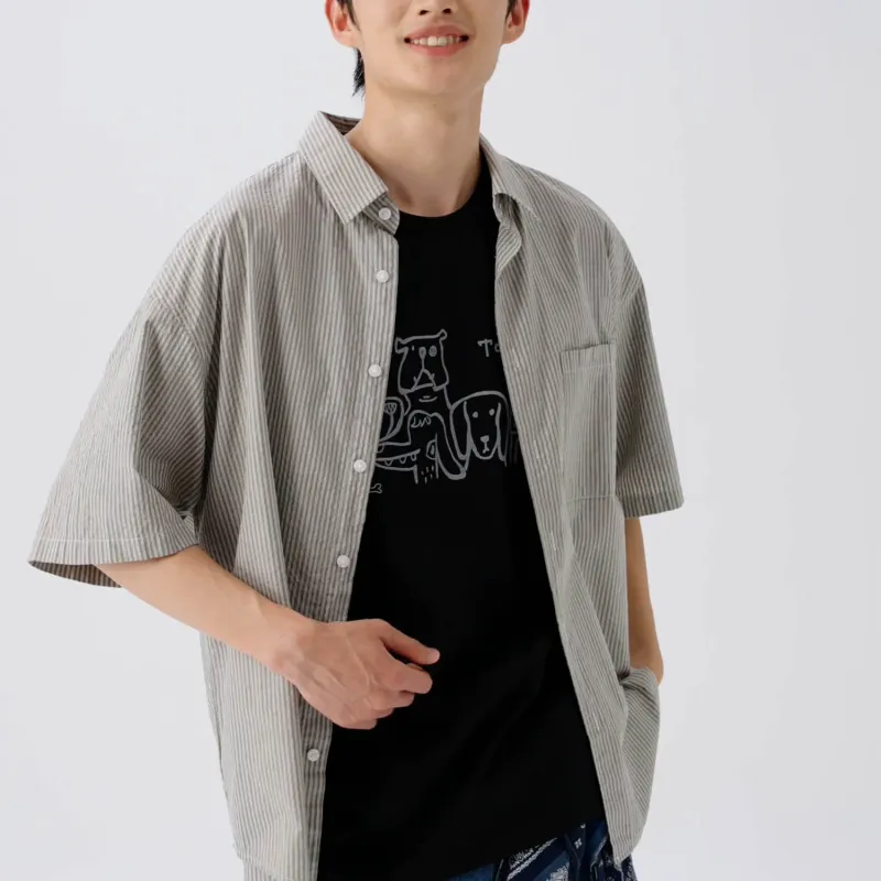 SEM/R Cooling Sensation Technology 25SS Short Sleeved T Shirts Men's-7