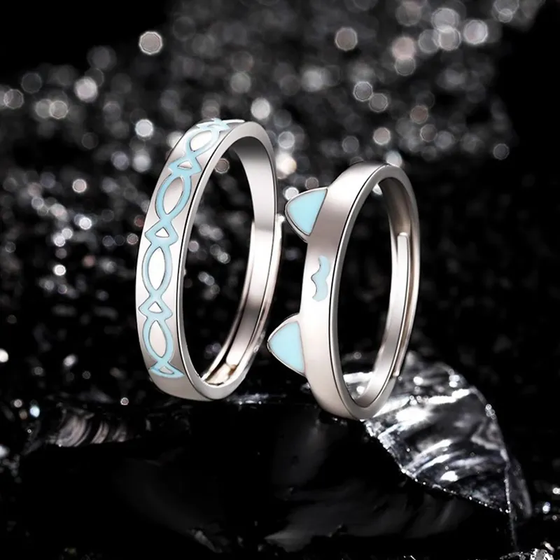 CHOW TAI KING S925 Silver Rings Unisex-1