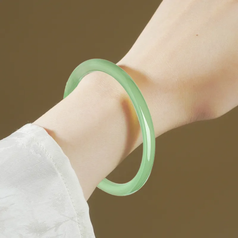 CHOW TAI KING Chalcedony Bangles Women's-3