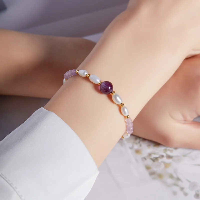 CHOW TAI KING Pearl Bracelets Women's-5