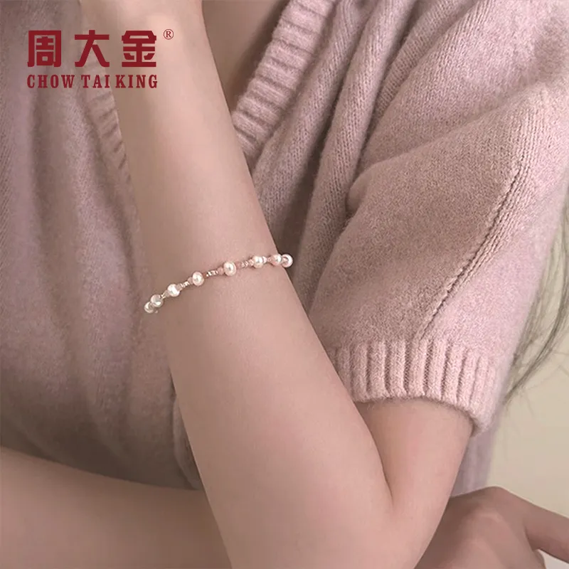CHOW TAI KING Pearl Bracelets Women's-2