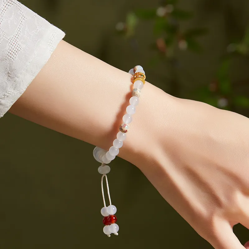 CHOW TAI KING Chalcedony Bracelets Women's-5