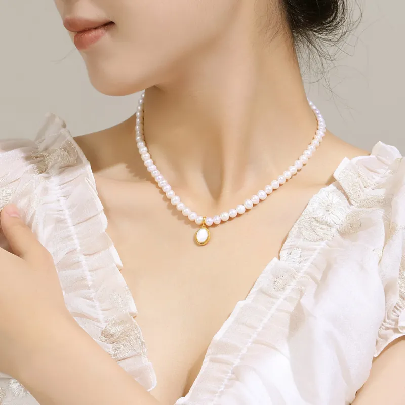 CHOW TAI KING Pearl Necklaces Women's-4