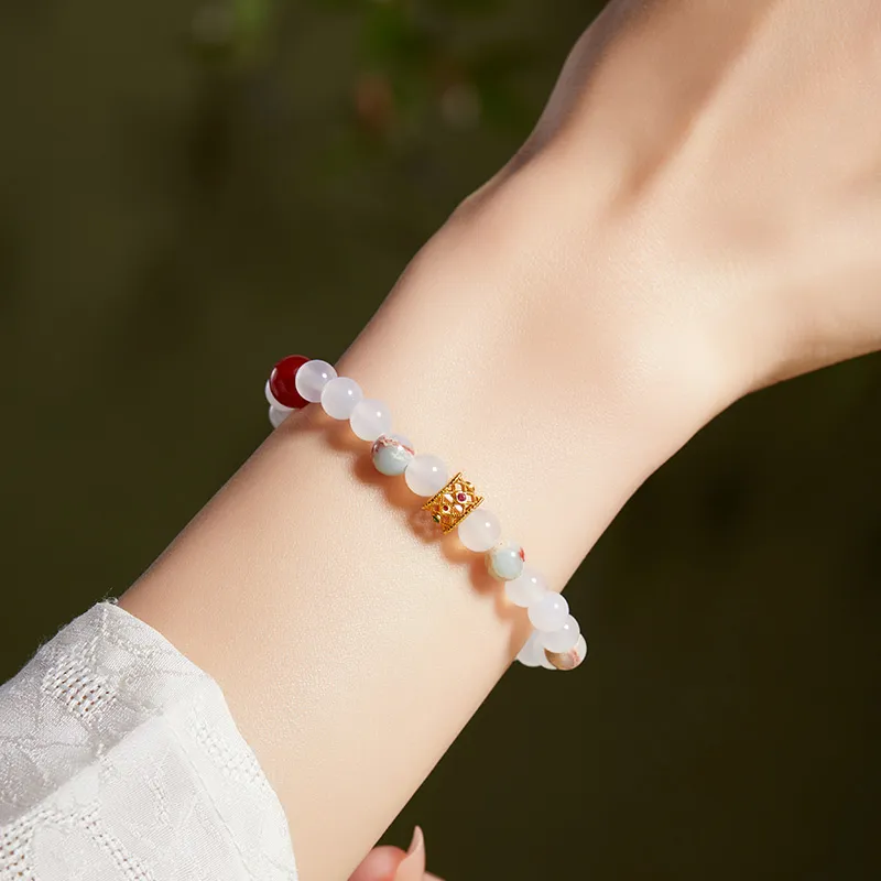 CHOW TAI KING Chalcedony Bracelets Women's-3