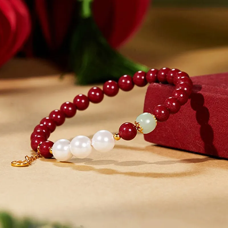 CHOW TAI KING Hetian Jade Bracelets White Jade/Pale Greenish White Jade Women's-2