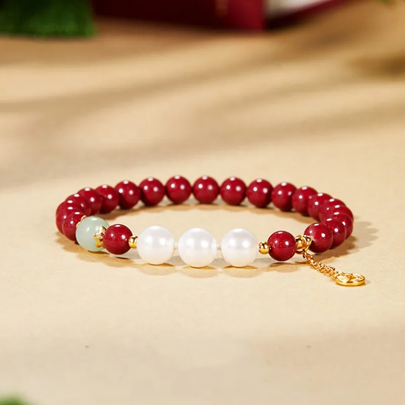 CHOW TAI KING Hetian Jade Bracelets White Jade/Pale Greenish White Jade Women's-1