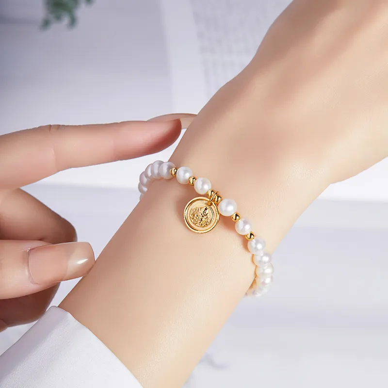 CHOW TAI KING Pearl Bracelets Women's-3