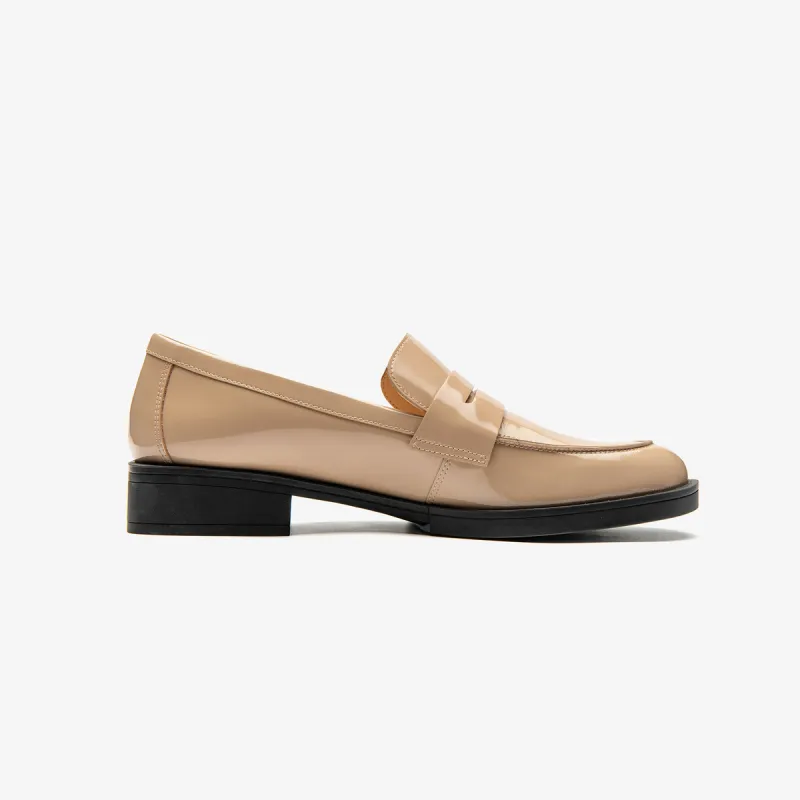 Le Saunda Loafers Women's Solid Color-8