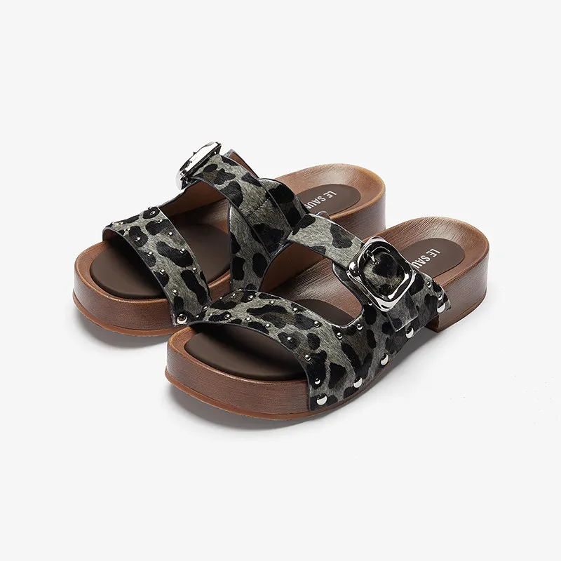 Le Saunda Quiet Slip Resistant Slide Slippers Women's-2
