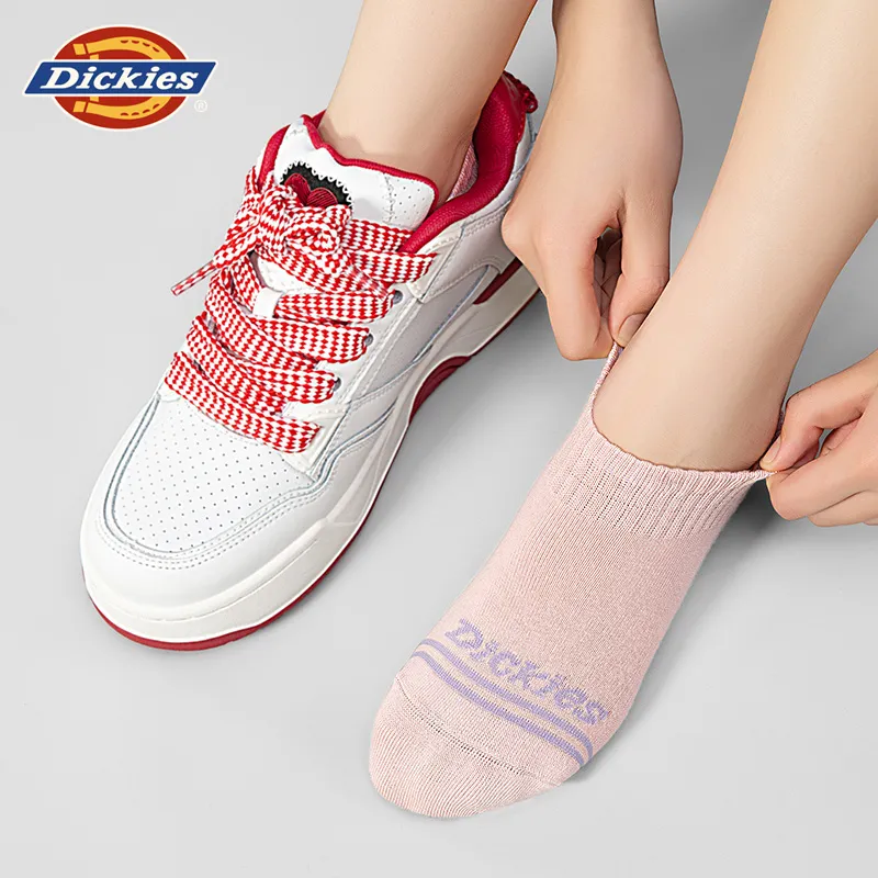 Dickies Comfortable 95% Cotton Slip Resistant Invisible Breathable No Show Socks Unisex Gift Box Combination-39