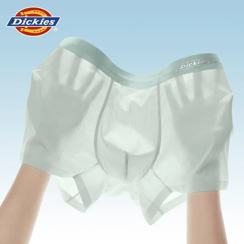 Dickies Underpants Men's Seamless Skin Friendly High Rebound Breathable Four Corner Pants, Box Combo Set-46