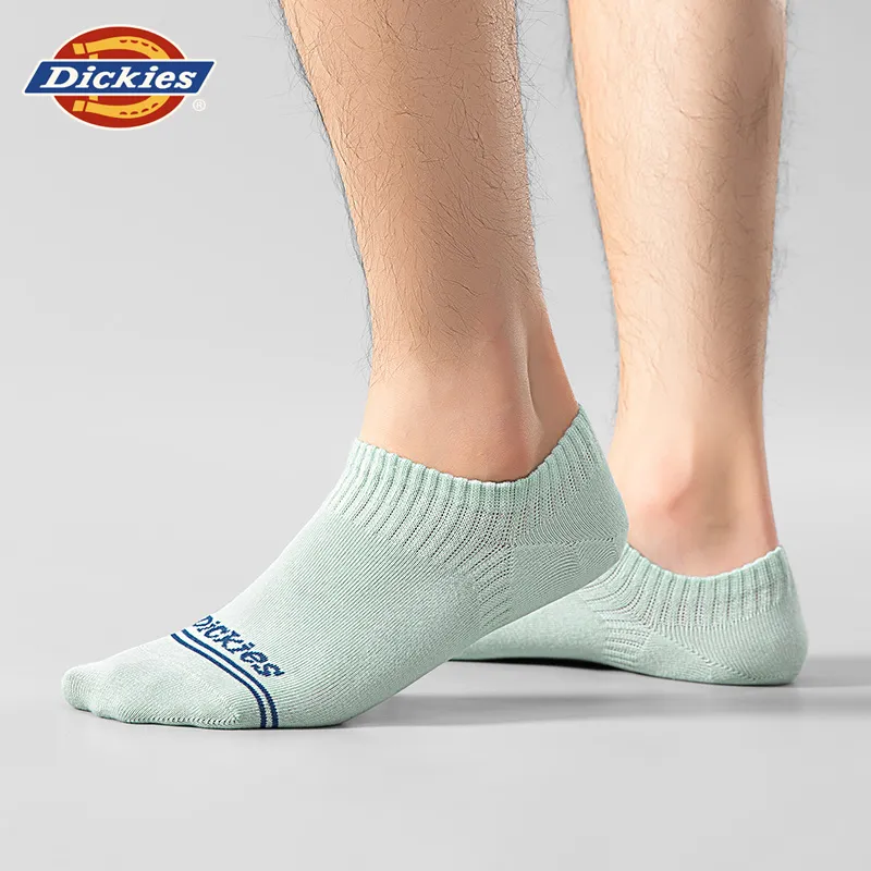 Dickies Comfortable 95% Cotton Slip Resistant Invisible Breathable No Show Socks Unisex Gift Box Combination-14