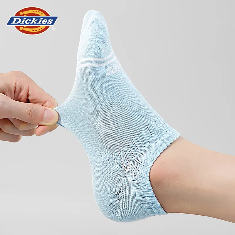 Dickies Comfortable 95% Cotton Slip Resistant Invisible Breathable No Show Socks Unisex Gift Box Combination-42