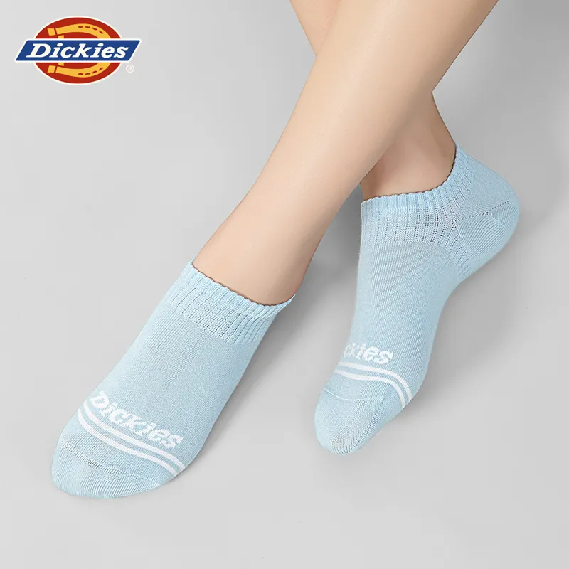 Dickies Comfortable 95% Cotton Slip Resistant Invisible Breathable No Show Socks Unisex Gift Box Combination-43