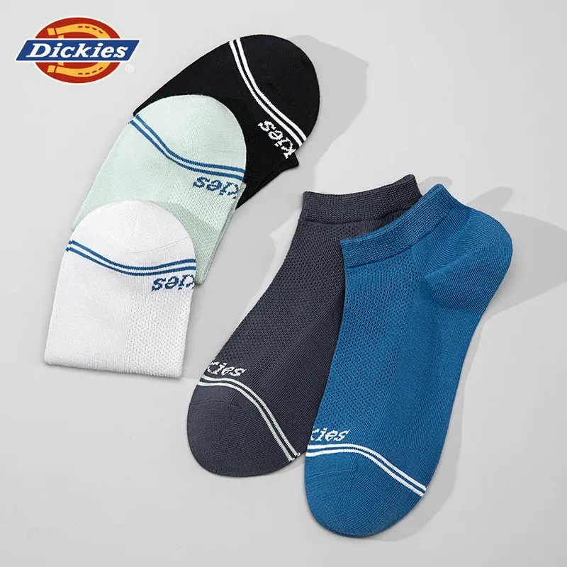 Dickies Fashion 100% Cotton Solid Color Socks Unisex Gift Box Combination-12